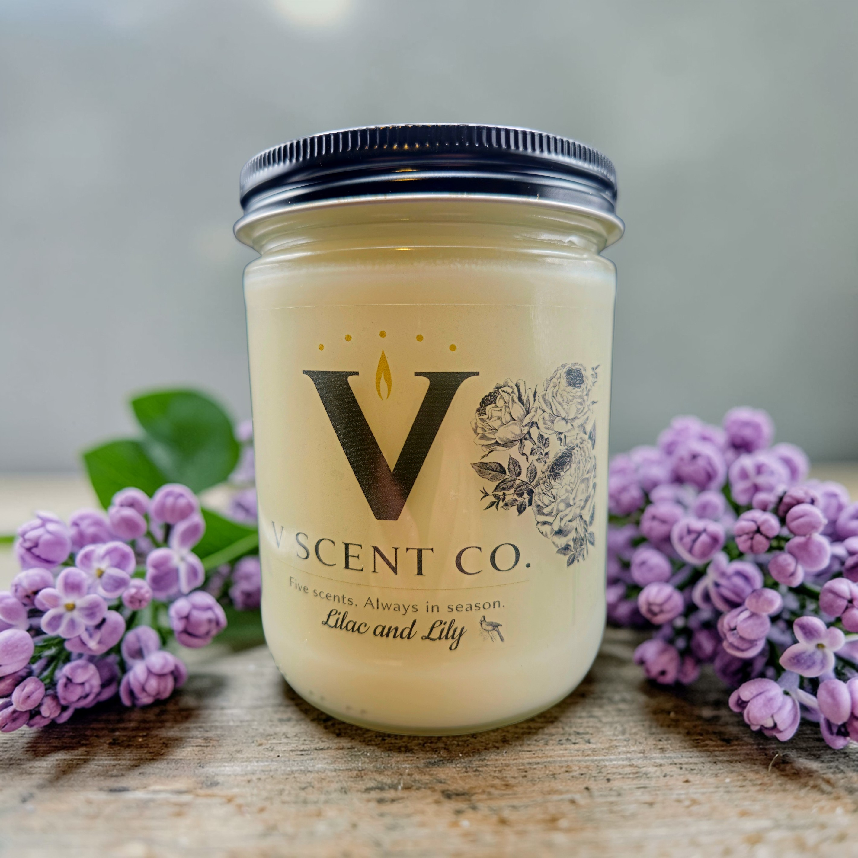 Lilac and Lily Candle, 16 oz